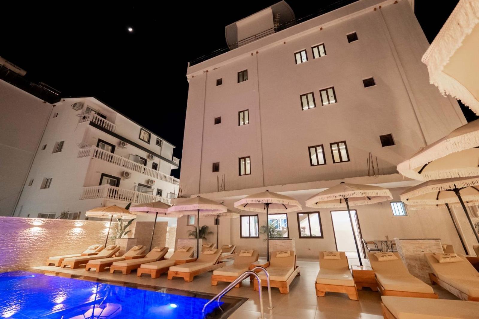 Hotel Kroi Ksamil Eksteriør billede